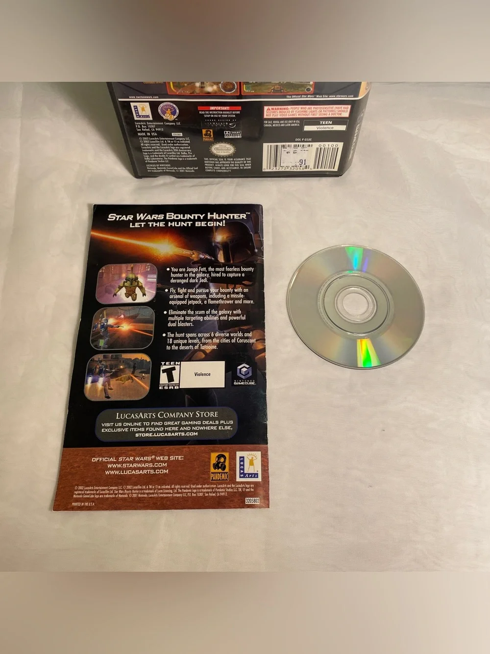 Star Wars: The Clone Wars (Nintendo GameCube, 2002) - Complete - CIB - Tested